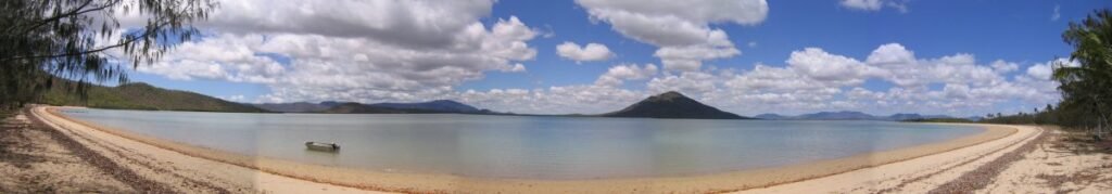 panorama of sinclair bay